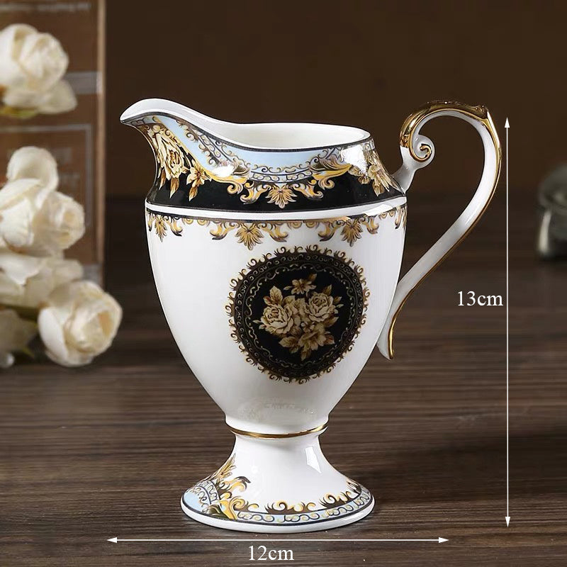 European Style Luxury Bone China Coffee Cup & Saucer Set – British Court Design