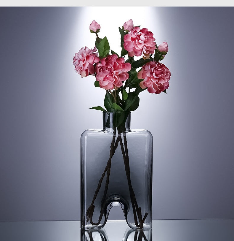 Creative Handmade Glass Vases - Modern Simple Decor & Ornaments, Available in Multiple Colors and Sizes - The Unstyled
