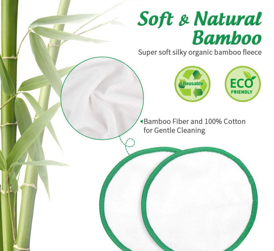 Eco-Friendly Velvet Makeup Remover Pads - Reusable & Washable, Super Soft for Sensitive Skin, 16-Pack - The Unstyled