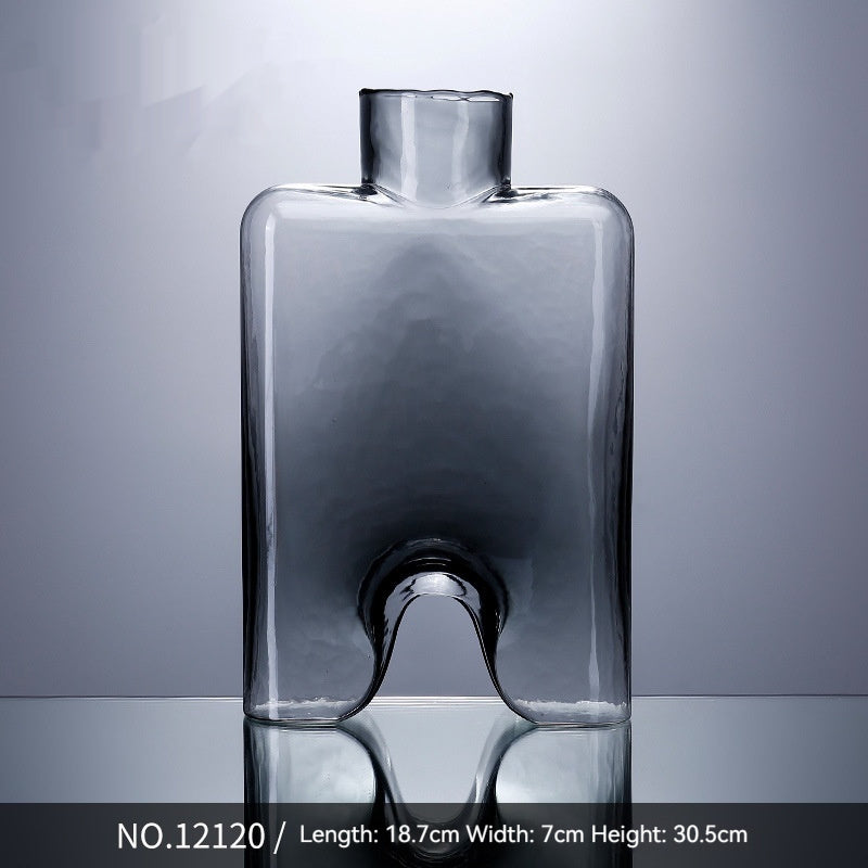 Creative Handmade Glass Vases - Modern Simple Decor & Ornaments, Available in Multiple Colors and Sizes - The Unstyled