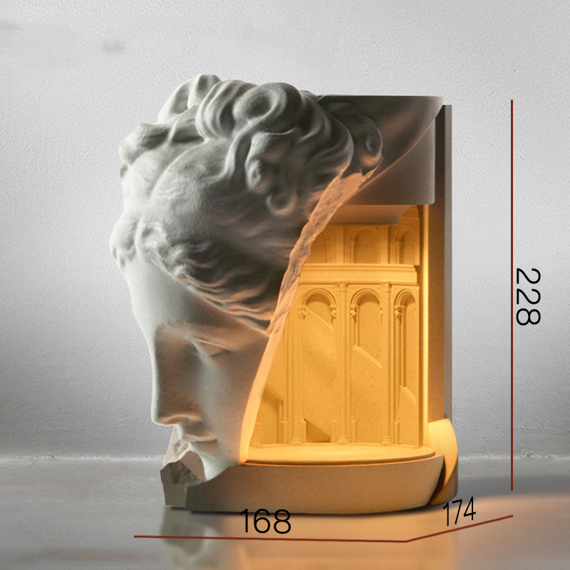 Flameless Scented Candle Melting Wax Lamp - Concrete with Dimming and Timing Features - The Unstyled