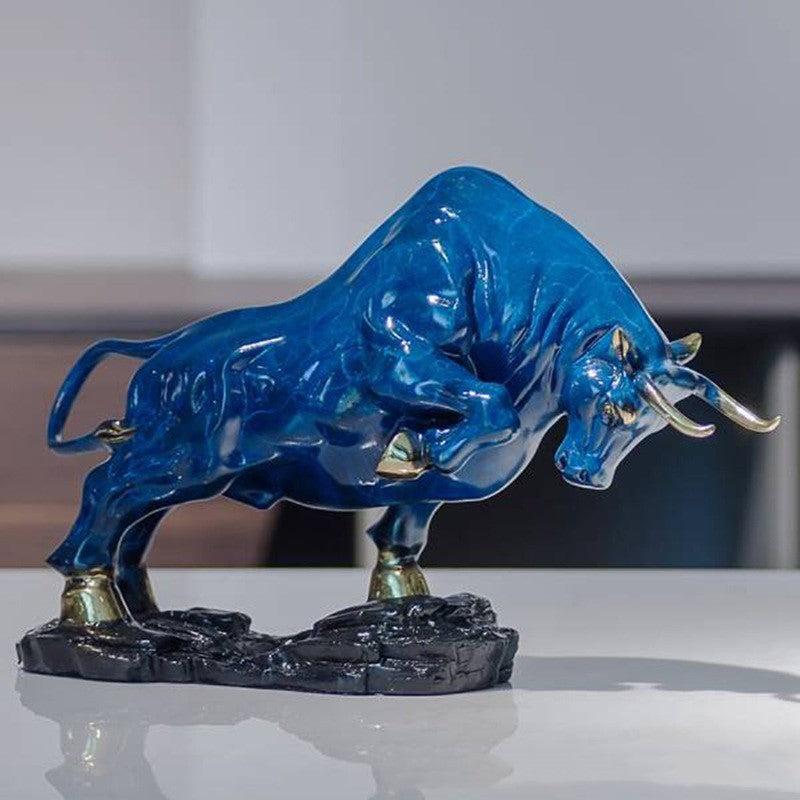 Topnew Chinese Copper Animal Desk Ornament – Luxury Stone & Metal Craft Decoration